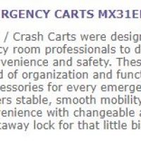 crash carts specs