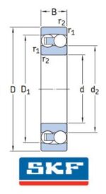 Self Aligning Ball Bearing 1200 ETN9 SKF - Image 2
