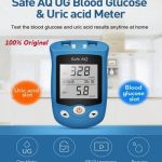 Uric Acid & Blood Glucose Meter Safe AQ UQ
